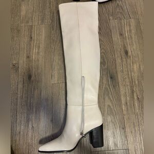 Schultz, Leather Over-the- knee boots, cold cream
Color size 8